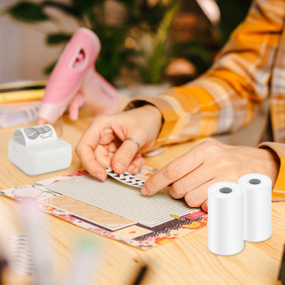 Mini Printer - Printer Paper 'Options' -- Pocket Wireless Thermal Printer Portable Mini Sticker Maker Machine Rechargeable Inkless Photo Printer for Printing Label Journal Study Notes Memo Photos